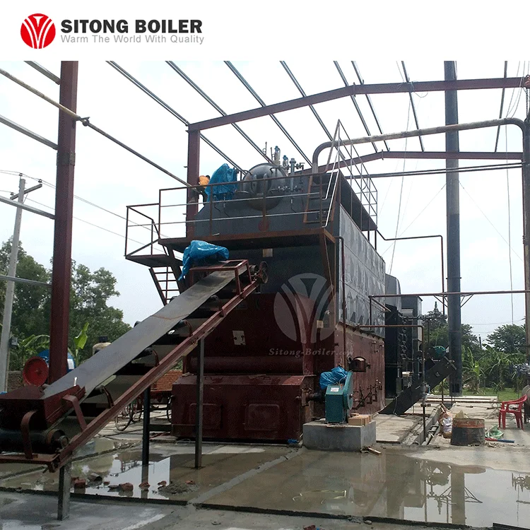 Produce 20000 kg/h Steam SZL Series Coal Fired Chain Grate Stoker Boiler