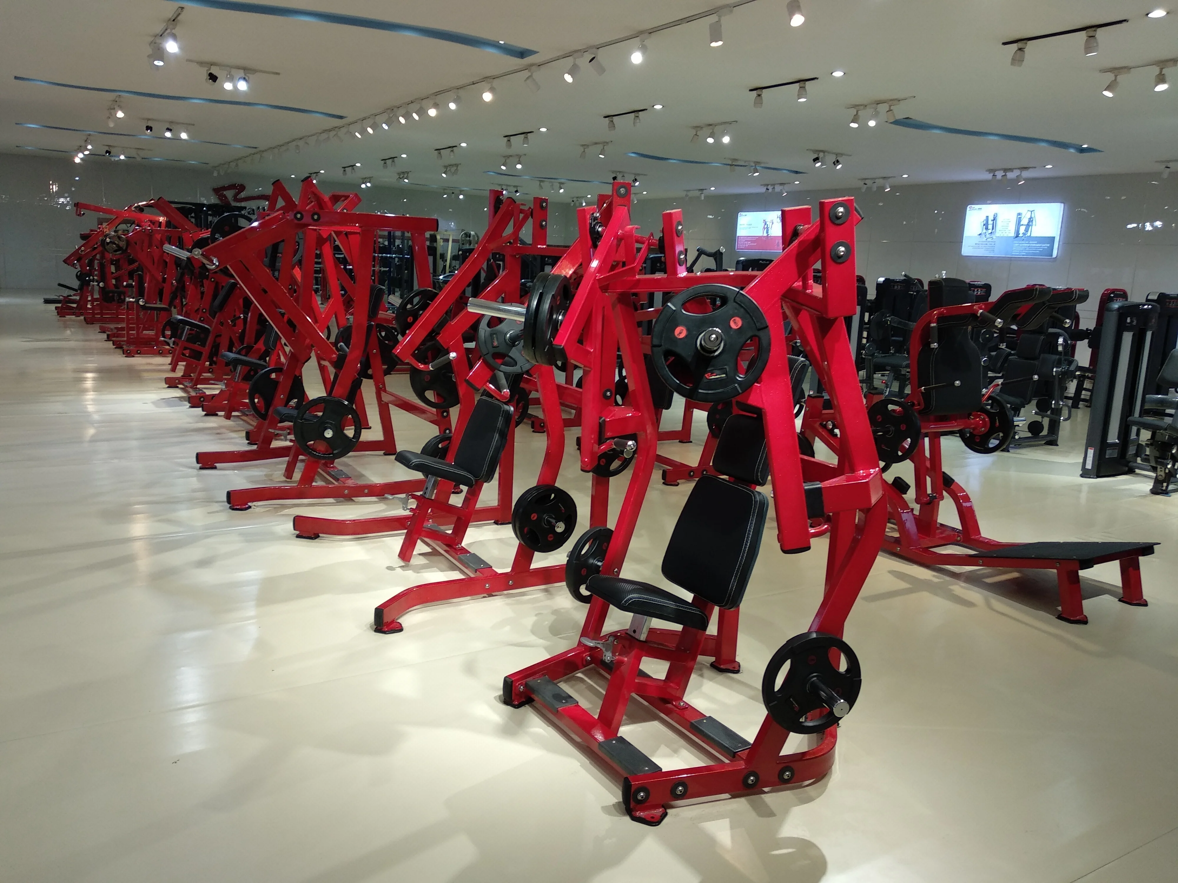 Commercial Use Bodybuilding Plate Loaded Indoor Gym Fitness Equipment Hammer Strength Iso-Lateral Rowing Machine RHS11