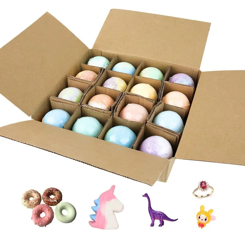 OEM Best Selling Wholesale Private Label Colorful Ball Set With Toys Inside For Kids Natural Vegan Bubble Fizzy Organic