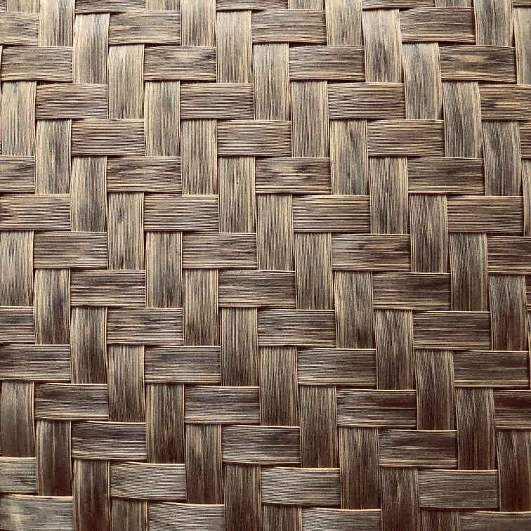 Synthetic Artificial Plastic Faux Bamboo Weave Mat with good quality and low price