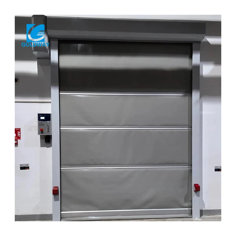 Automatic Pvc High Speed Rolling Doors Industrial High Speed Roll Up Door for warehouse