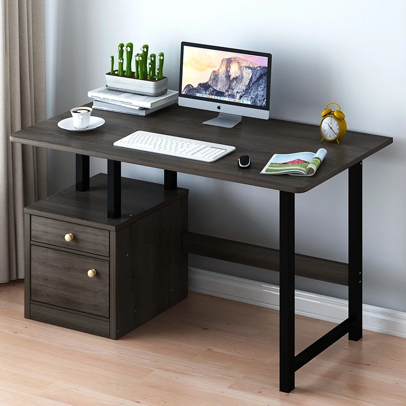 Writing Floating High End Luxury School  Lab Mobile Standing Glass Top Computer Desk Table With Accessories