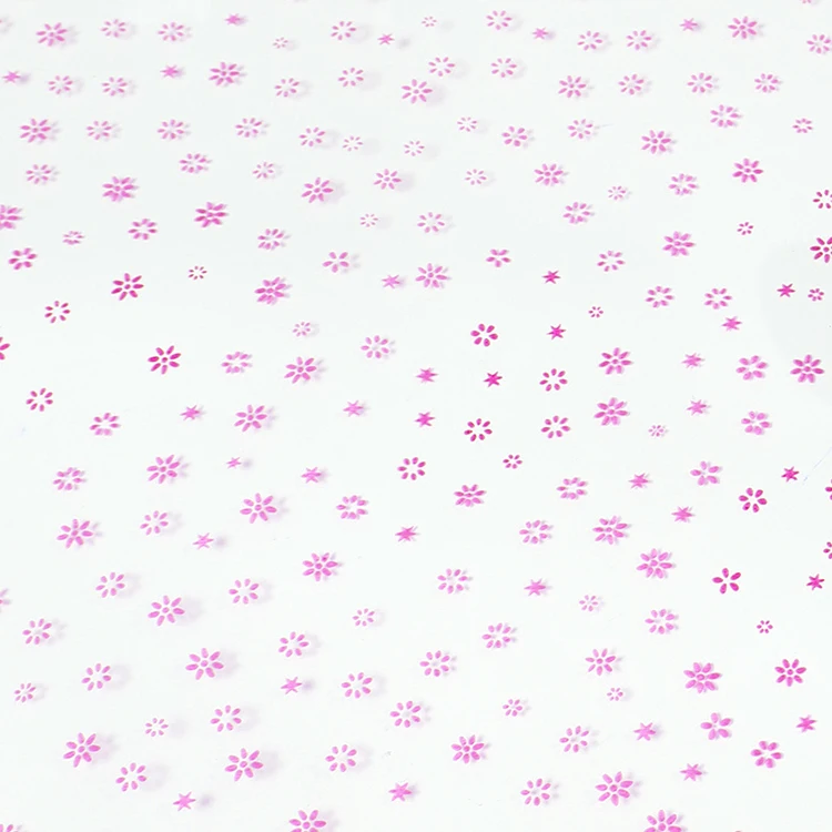 Modern Attractive Style Roll Cellophane Paper Flower Monolayer Plastic Film Printed Cellophane