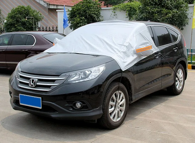 PEVA fabric cotton lined windshield snow cover for cars SUV