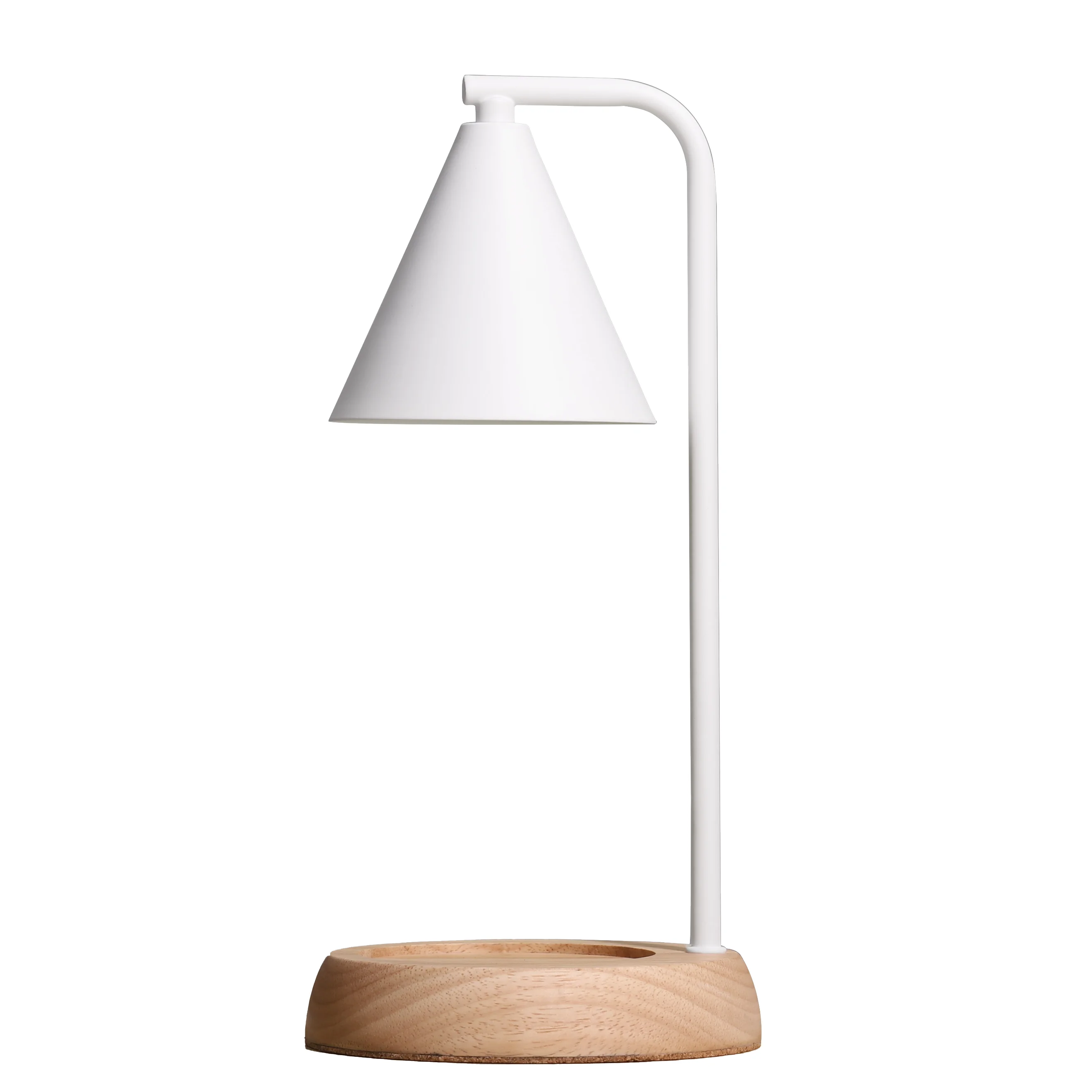 Wood Base Hot Candle Warmer Lamp Electric Gift for Mom Bedroom Home Decor Dimmable Wax Melt Warmer Scented 2 Bulbs Jar Candles