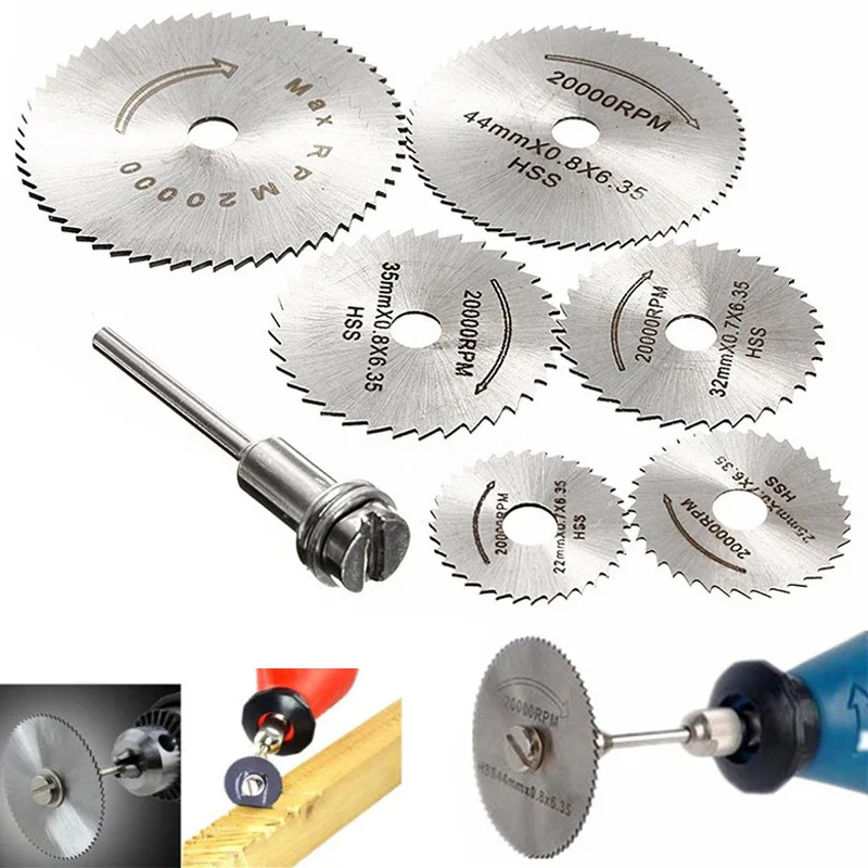 High speed steel cutting blades, wood, plastic, metal, small saw blades, electric grinder accessories, 3.2mm rod