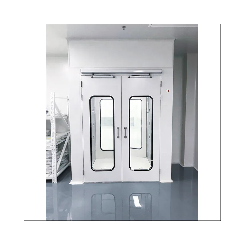 ISO 5 ISO 7 Hospital/Cosmetics Industry Cleanroom automatic and stainless steel Air Shower