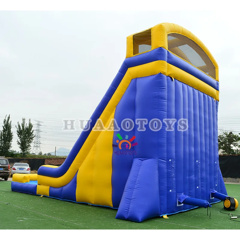 HUAAO commercial bounce house inflatables water slide,bouncy castle water slide inflatable