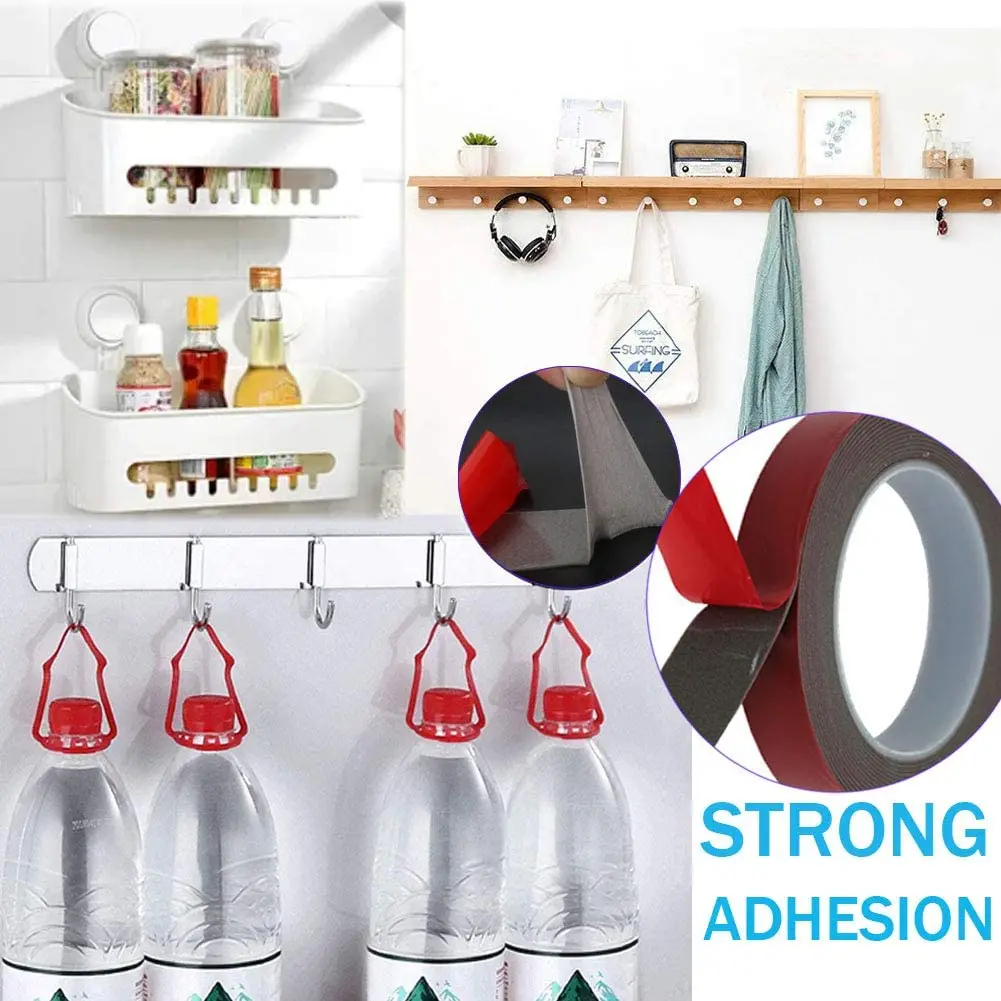 No Trace No Residual Transparent Red Film Strong Glue Waterproof Temperature Resistant Acrylic Double-sided Tape
