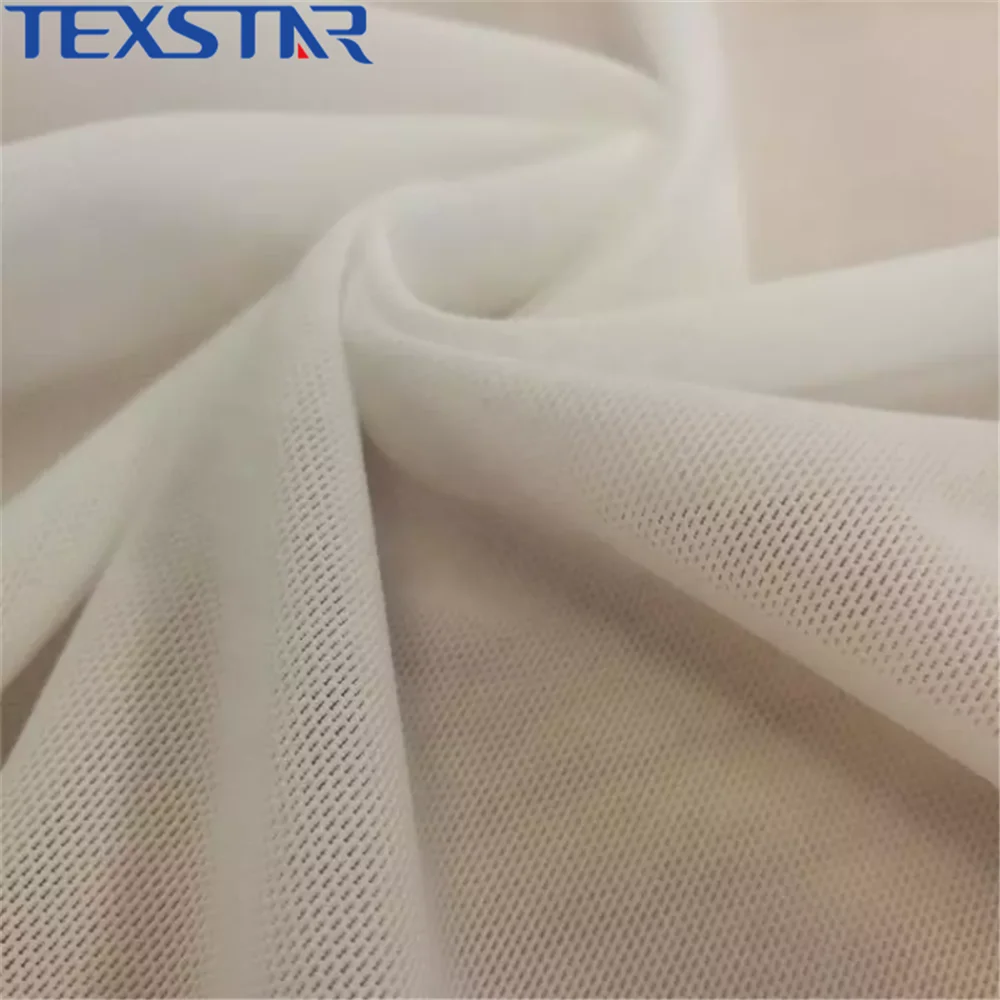 Nylon spandex power net elastic tulle 4 way stretch mesh fabric