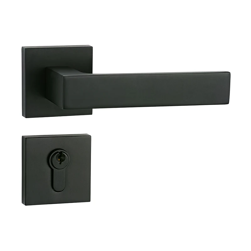 High Quality Interior Room Zinc Alloy Silent Handle Split Door Lock
