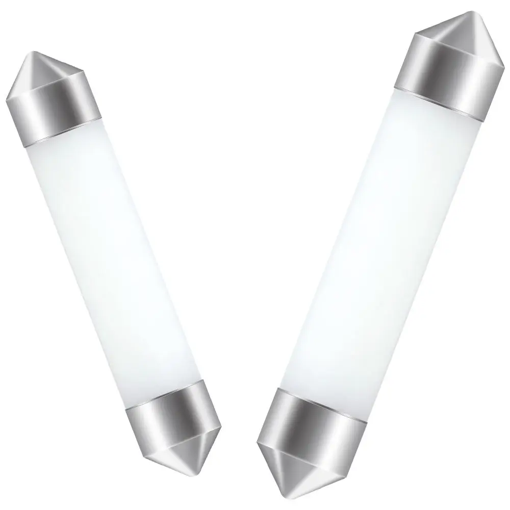 Milk white tube unparalleled capacitance daytime running 36mm smd3014 car turn signal warning lamp smart light bulb wholesale