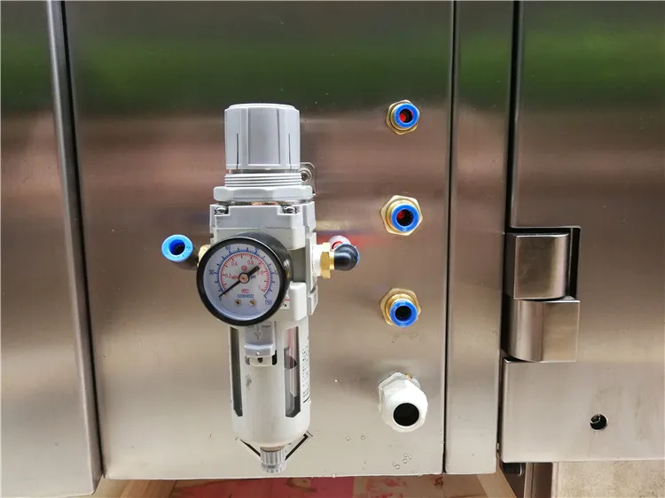 Aluminum tube automatic filling and sealing machine for ointment