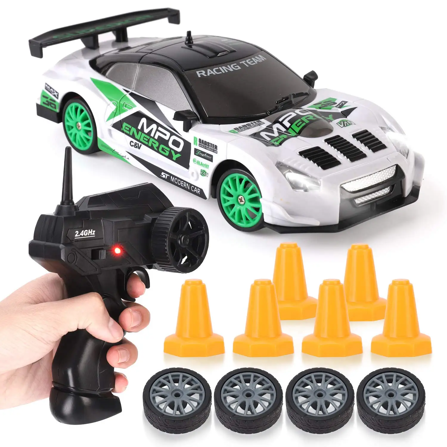 EPT 1/24 Rc Electric Radio Model Rc Car High Speed Vehicle Remote Control Drift 4WD Racing Car Toys