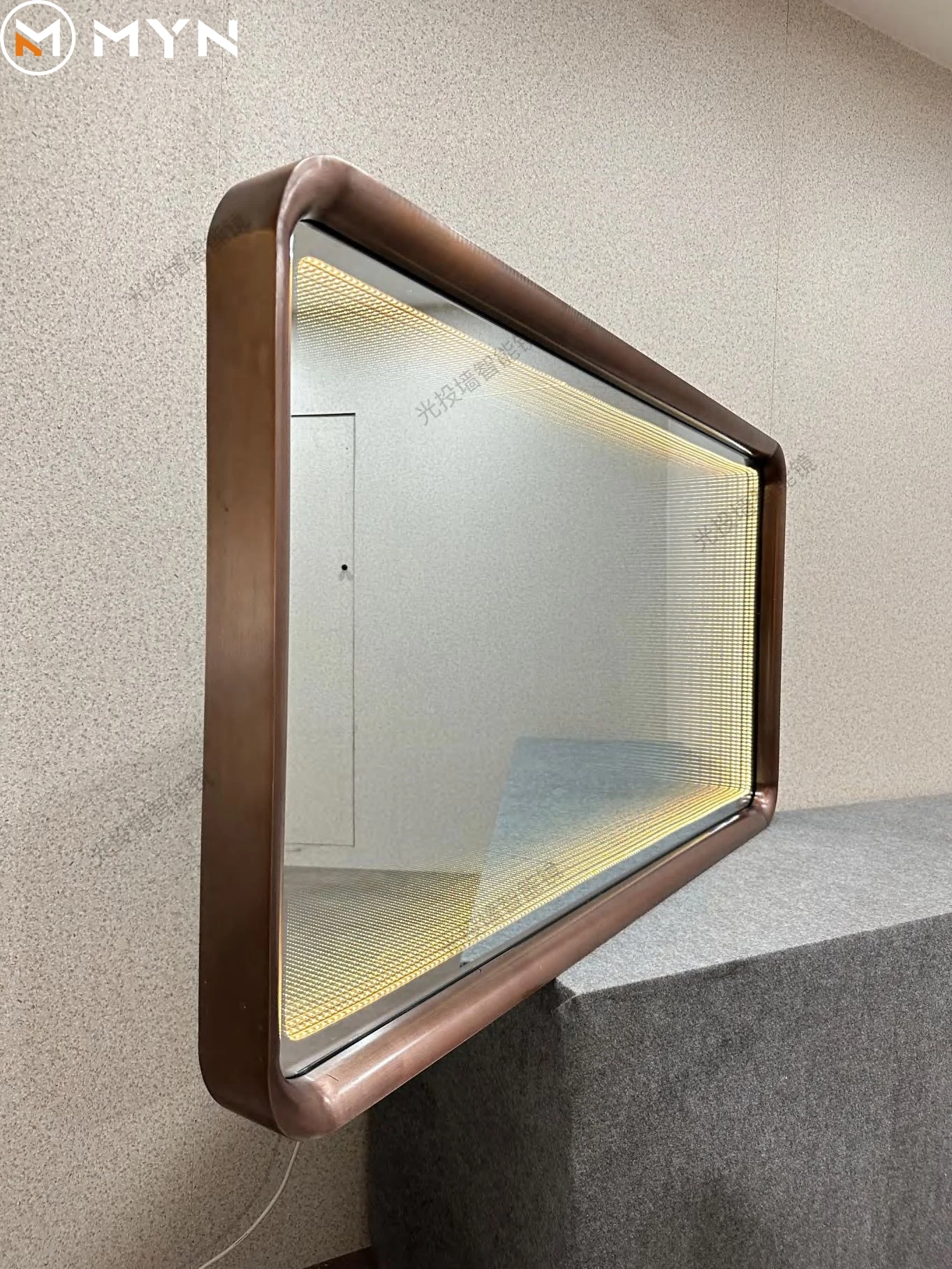 2023 Factory Wholesale Good Quality Modern Magic Tunnel Mirror Wall Hanging Endless 3d Led Infinity Mirror