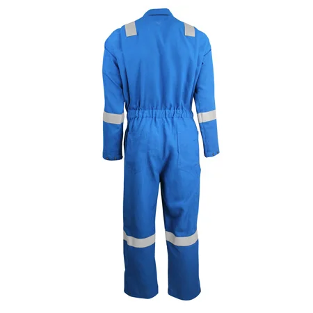 EN11612 NFPA2112 PPE Factory Oil Gas Field Safety Coverall Flame Resistant Clothing Hi Vis FR Anti Static Work Wear