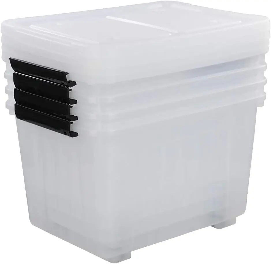 customize wholesale storage container china wholesale storage box with lid plastic clear plastic storage bins