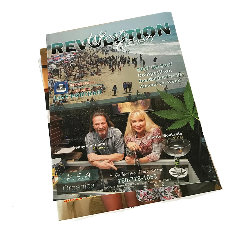 Wholesale Cheap price fashion print magazine with high quality