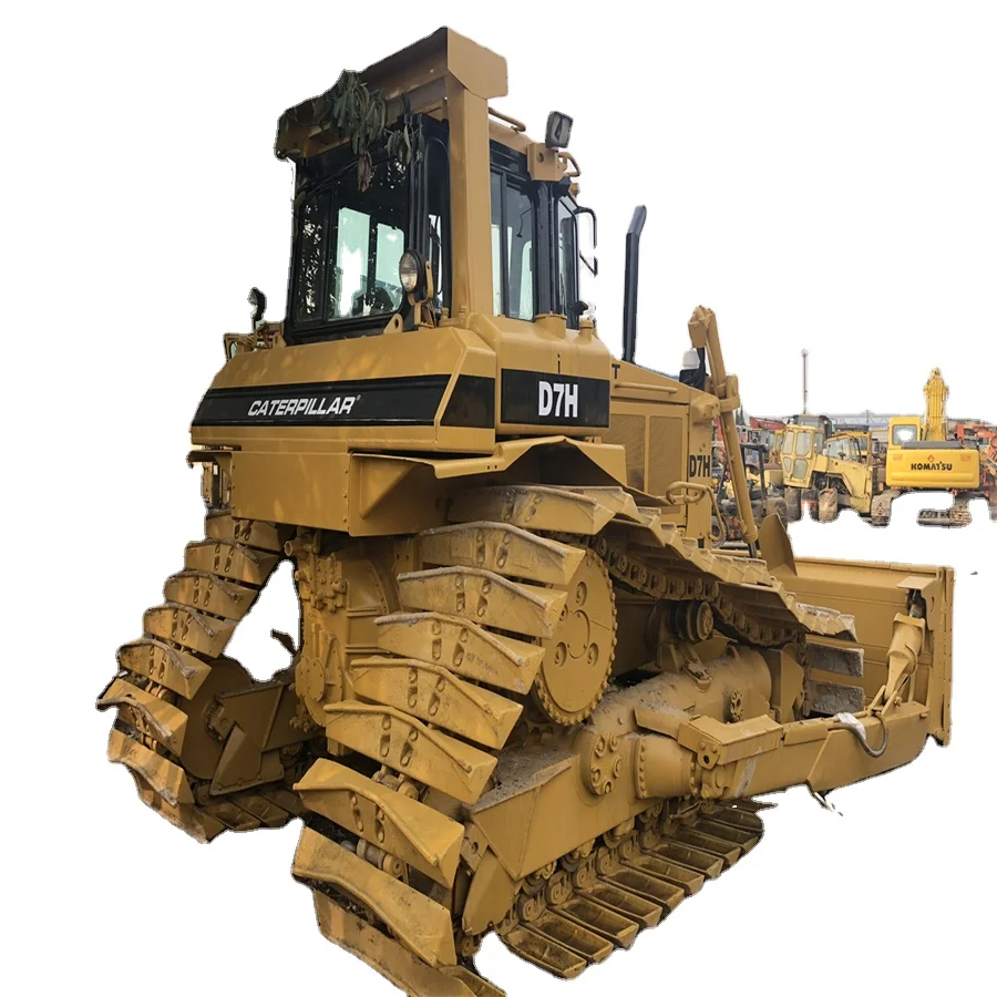Оригинальный двигатель и насос 100%, японская строительная гусеница D7H, треугольный гусеничный бульдозер на складе