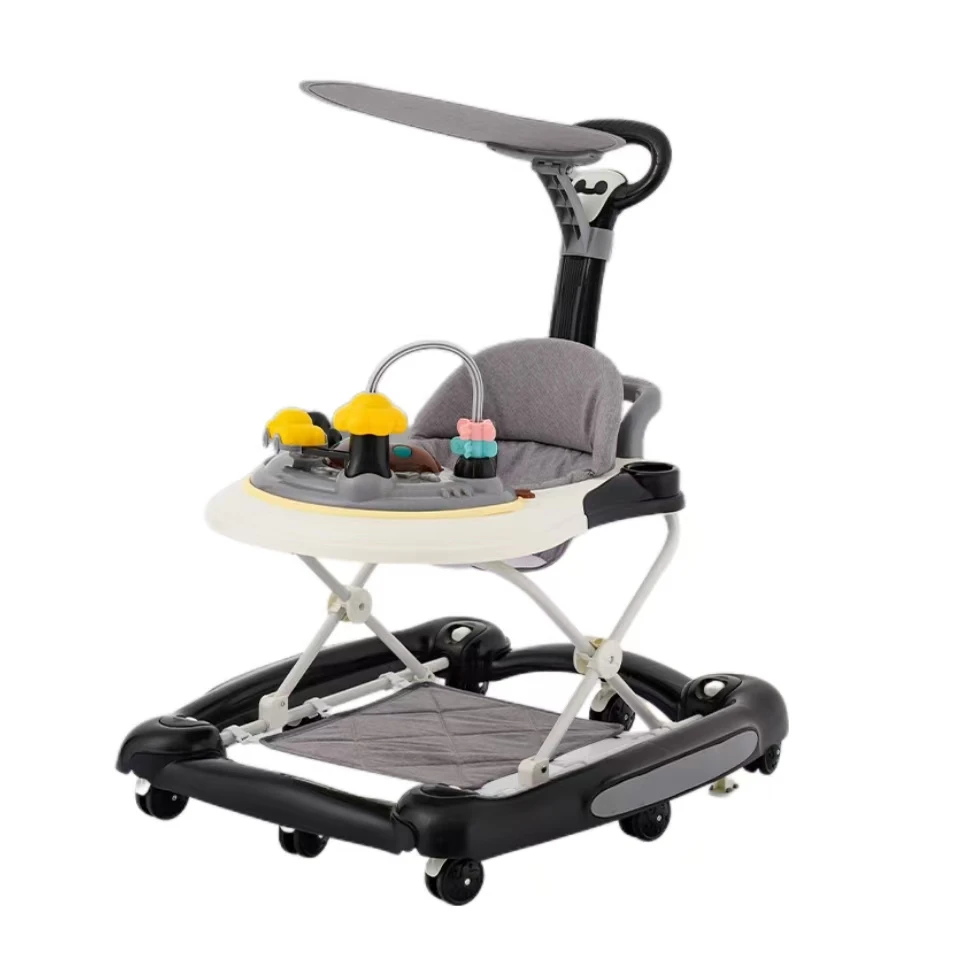2024 hot selling baby walking assistance stroller with push rod
