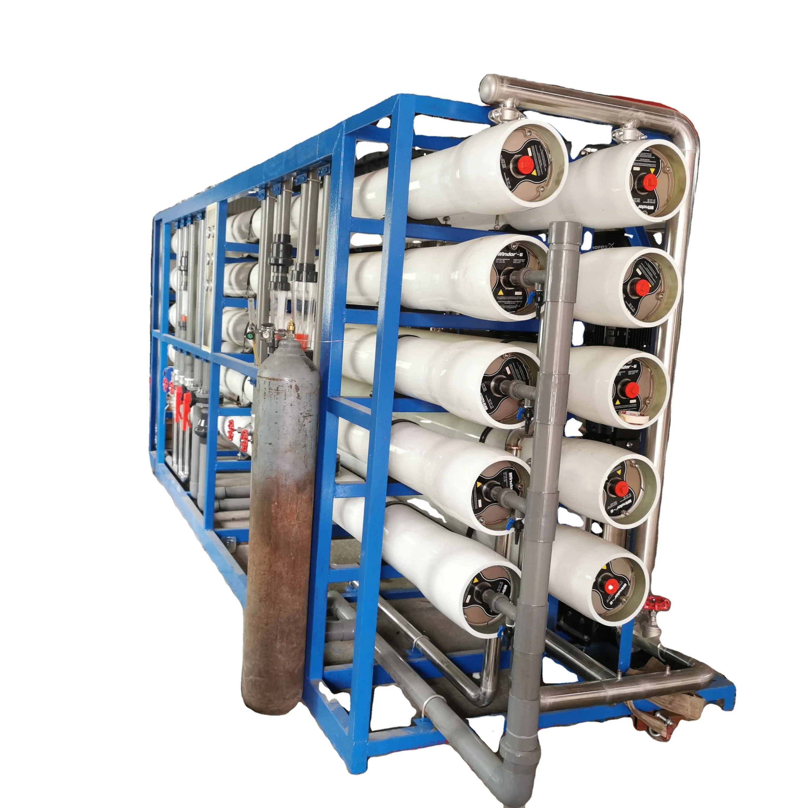 Customized reverse osmosis brackish water desalination purification equipment ion separation equipment uf membrane 100L-10T