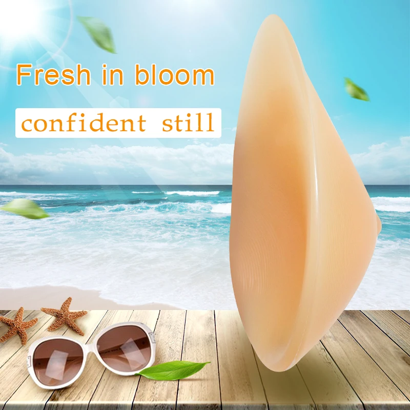 Hot Selling Silicone Breast Forms Soft and Beautiful Women Artificial Boobs 120g/pc Small Flat Chest Favorite