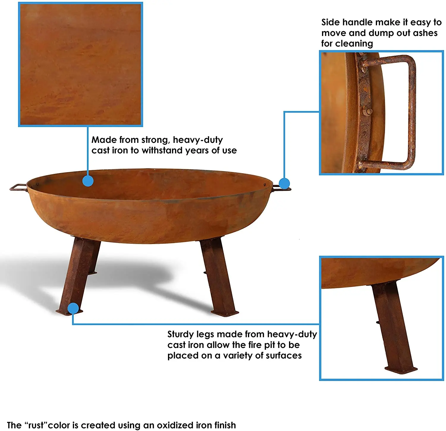 Outside Patio Outdoor Iron Steel Firepit Vertical Wood Log Burning Corten Metal Fire Pits Barbecue Grill