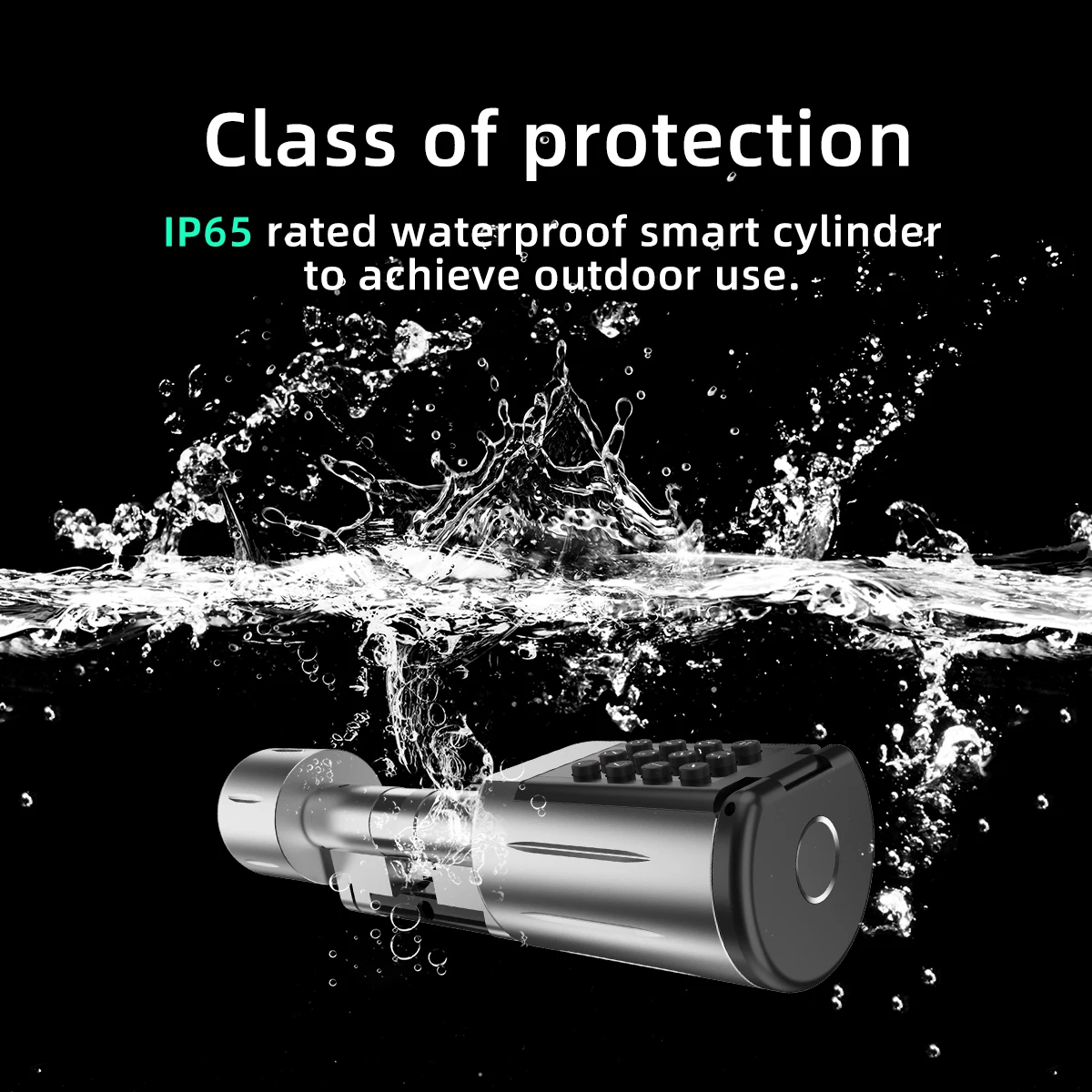 Multi-Functional European Cylinder Lock Ttlock Tuya App Controls Fingerprint Unlock Fingerprint Cylinder Lock