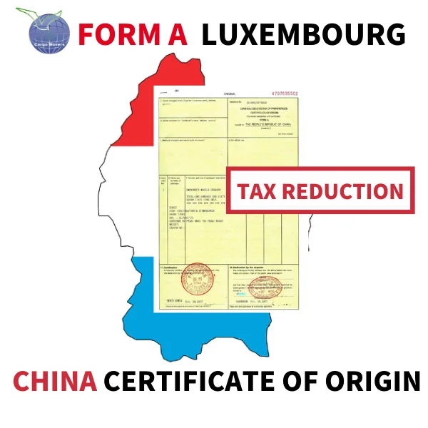 Сертификат происхождения для импорта Люксембург