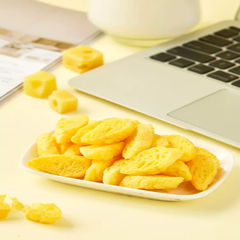 ZhaiMaoRiJi Exotic Snacks Corn Chips Crunchy Cheese Flavored 94g Food Snacks