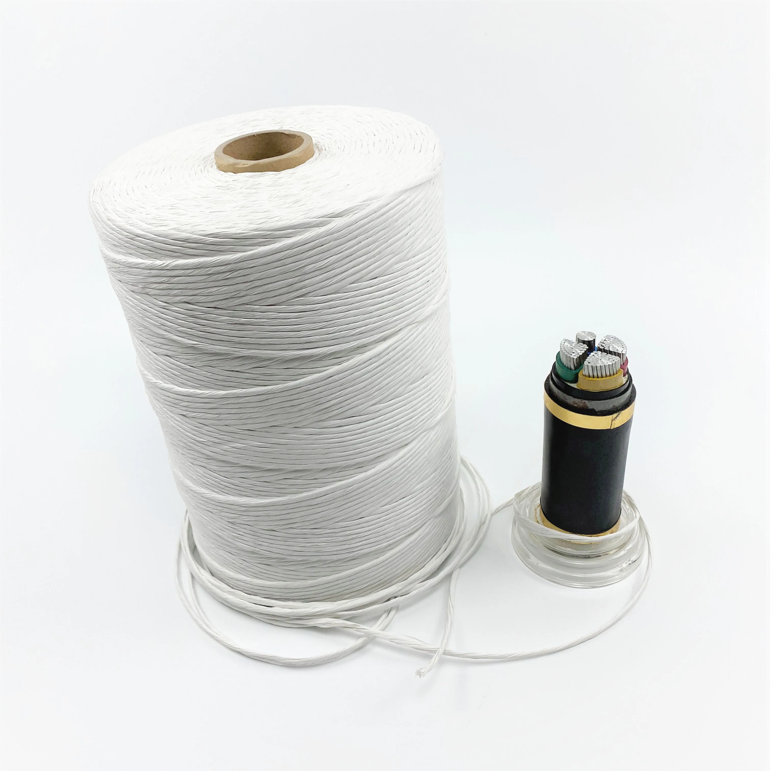 Supplier 100% PP  Fibrillated Cable Material Polypropylene pp filler yarn