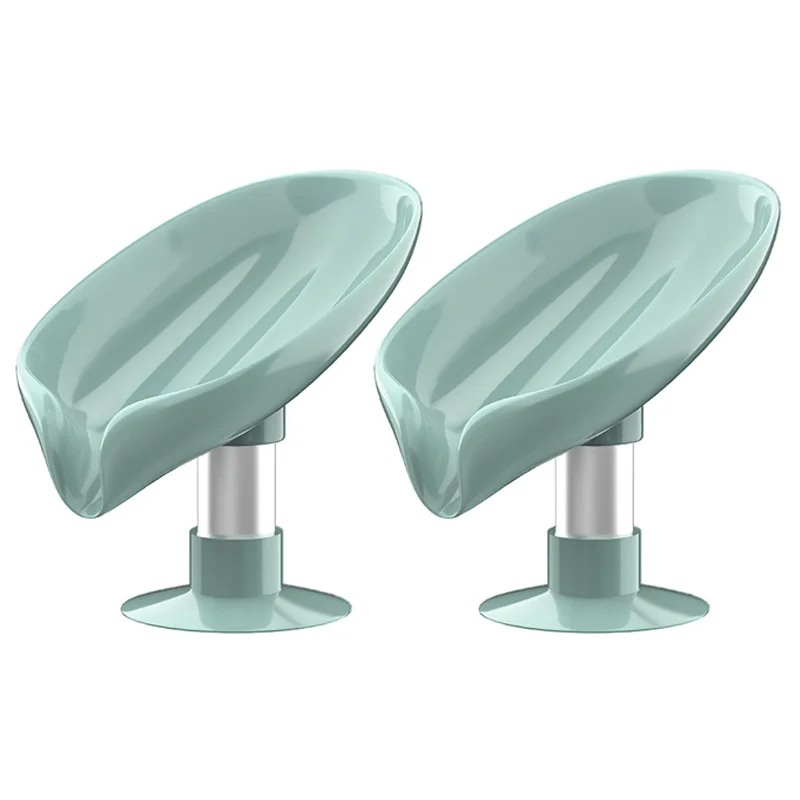 OEM Best Special Leaf Shape Liquid Sponge Bath Soap Case Holder Travel For Bathroom Toilets Self Draining Shower Cab Soap Holder