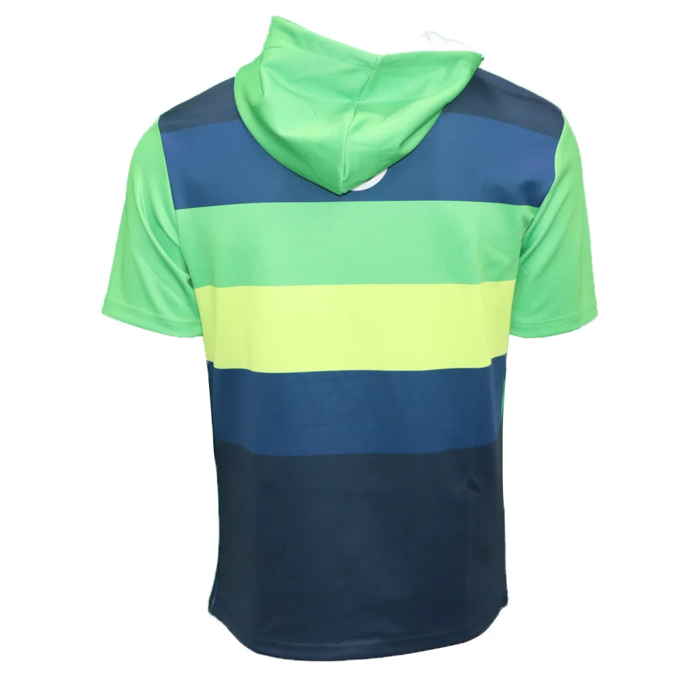 New Arrival 2022 Custom Sublimated Warm up Short Sleeves Sports Hoodies Basketball Wear Shirts & Tops Sportswear Breathable