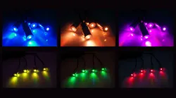 Factory price led fiber optic light car multicolor fiber optic lighting for cars tuning atmosphere twinkle car fiber optic light