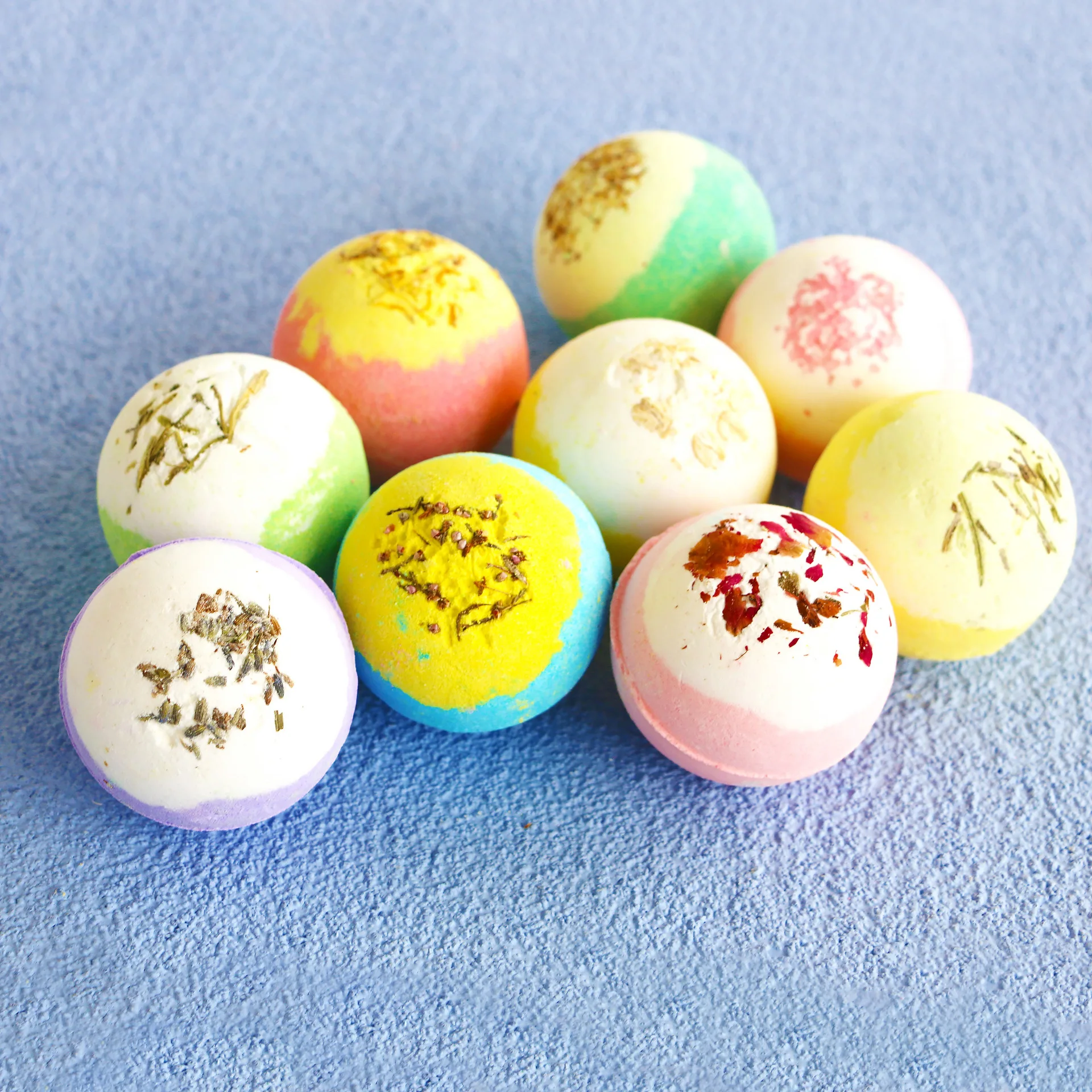 Bath Bombsc Dried Flower Set Bubble Ball Body Scrub for Bath Long Lasting Fragrance Hydrate Skin Spa Salts for Body