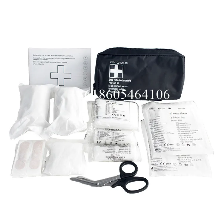 DIN 13164 roadside sos car emergency kit