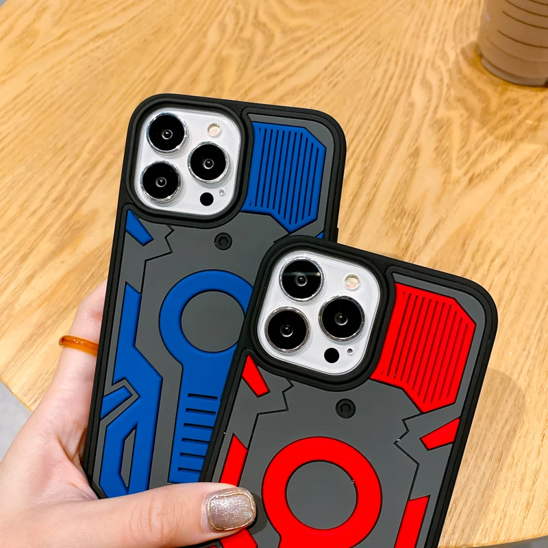 For Iphone 13 Cases Patterned Giant Scorpion Anti-Drop Phone Case Silicon Phone Cover Machine For Iphone 13 Pro Max Disenador