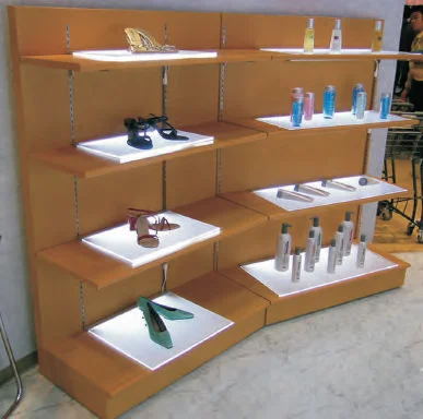 Customized LED Light Panel Edge lit LGP Panel for shelf decoration Panel Light Solution with customized size and shape
