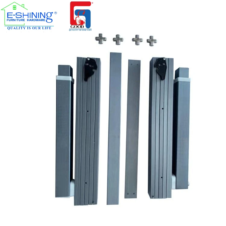 48mm Full Extension Expanding Table Hardware Cabinet Rail Drawer Slide Heavy Duty Slide Out Table Mechanism