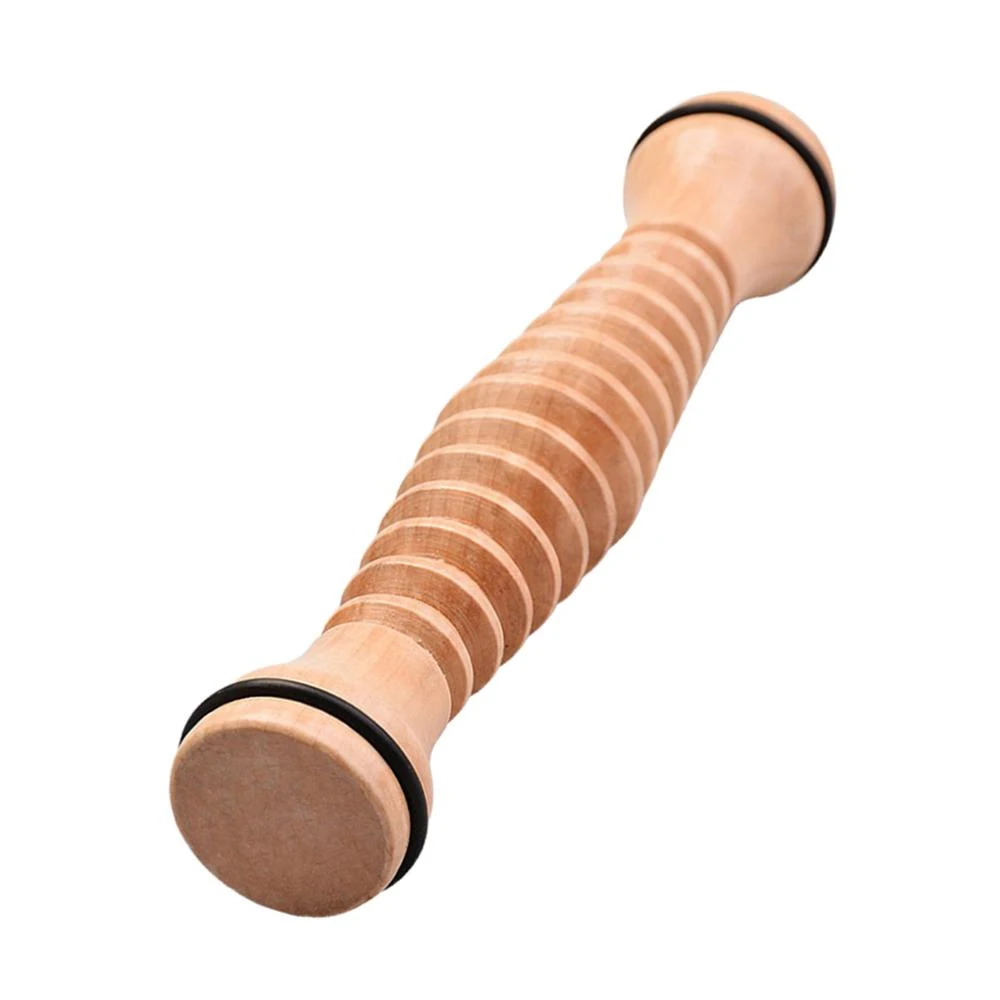 Wooden Exercise Roller Sport Injury Gym Body Leg Foot Trigger Point Muscle Roller Sticks Massager For Feet Massage Health Care