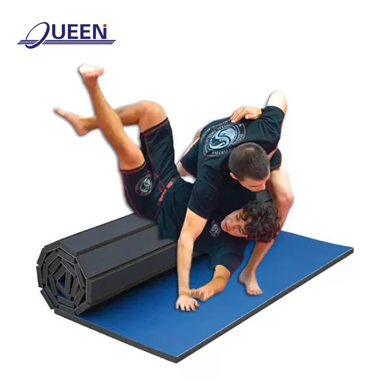 LINYIQUEEN 2022 carpet bonded foam roll mat gymnastics flexi connect mat