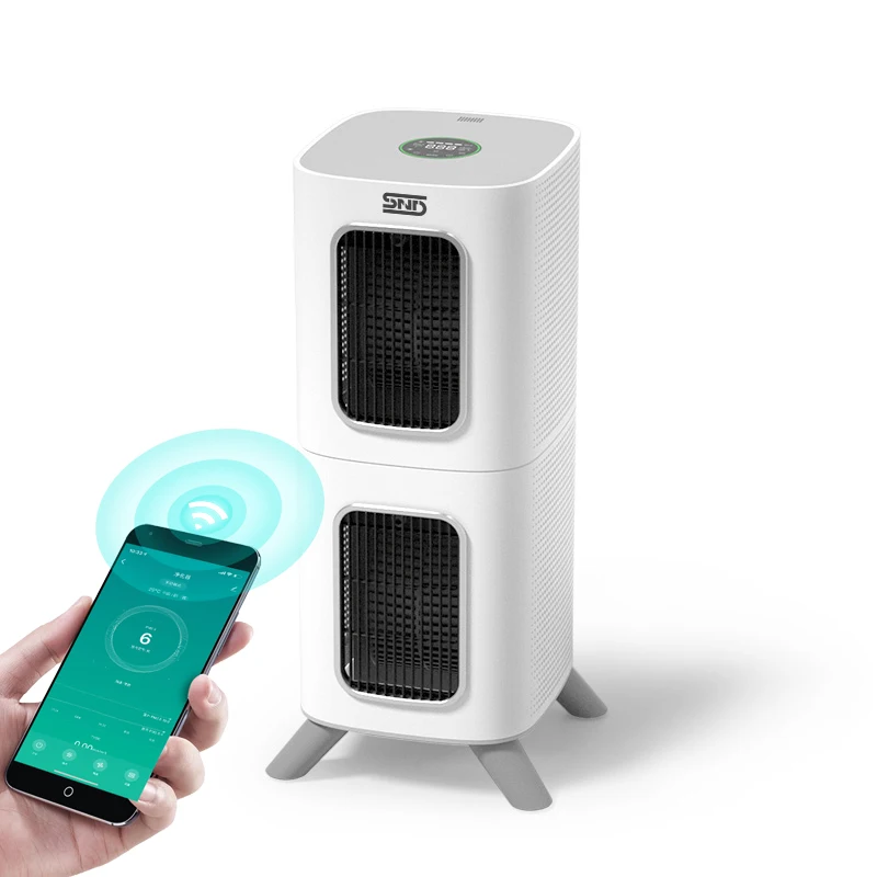 Оптовая продажа 800 м 3/ч белый Wi-Fi очиститель воздуха вентиляторы эфирные масла освежитель для дома большая комната