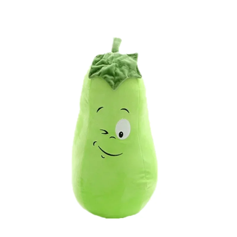 Wholesale a baby pillow decorative plush toy vegetable Fruit shape Purple eggplant Pillow