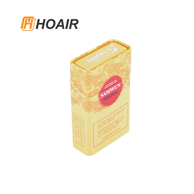 Wholesale customized printed logo fashion Wholesale rectangle shape cigarette tin box cigarette box case cover