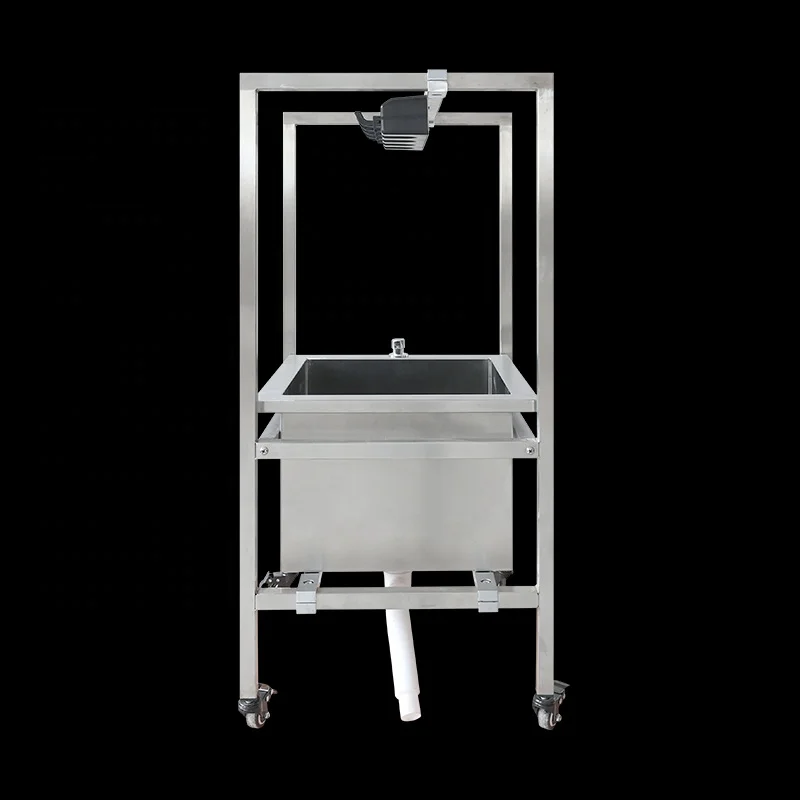 Portable Commercial Hospital Janitorial Unit Stainless Steel mop Sink