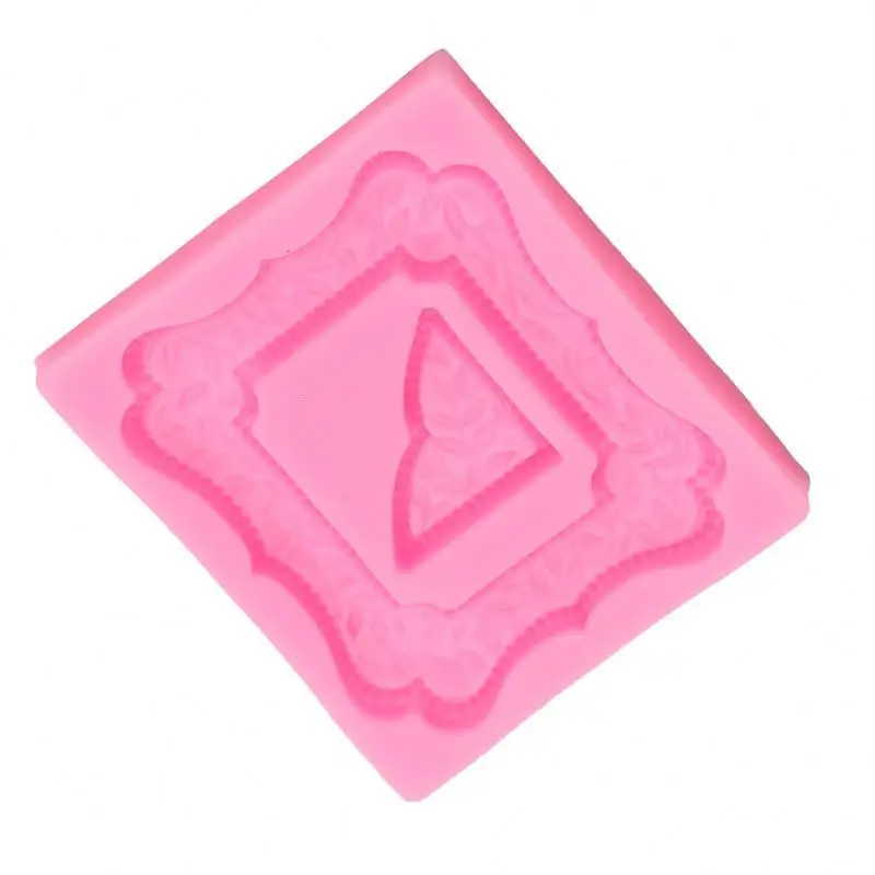 Wholesale price non stick chocolate cake baking pan tools silicone candy bar mold