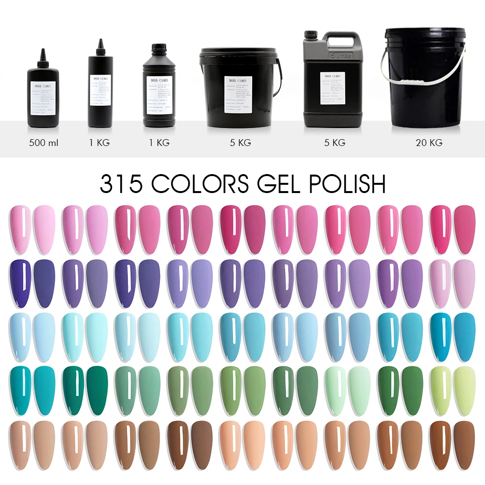Wholesale Gellish Esmalte Em 1KG Hema Free Gel Polish Vernis Permanent Esmaltesmalt De Unas En Gel Gel UV
