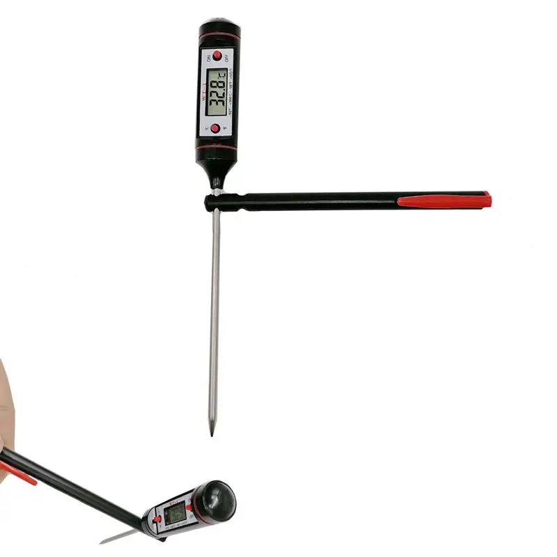 WT-1 Portable Digital Kitchen Thermometer BBQ Meat Water Oil Cooking Electronic Probe Food Oven Thermometer