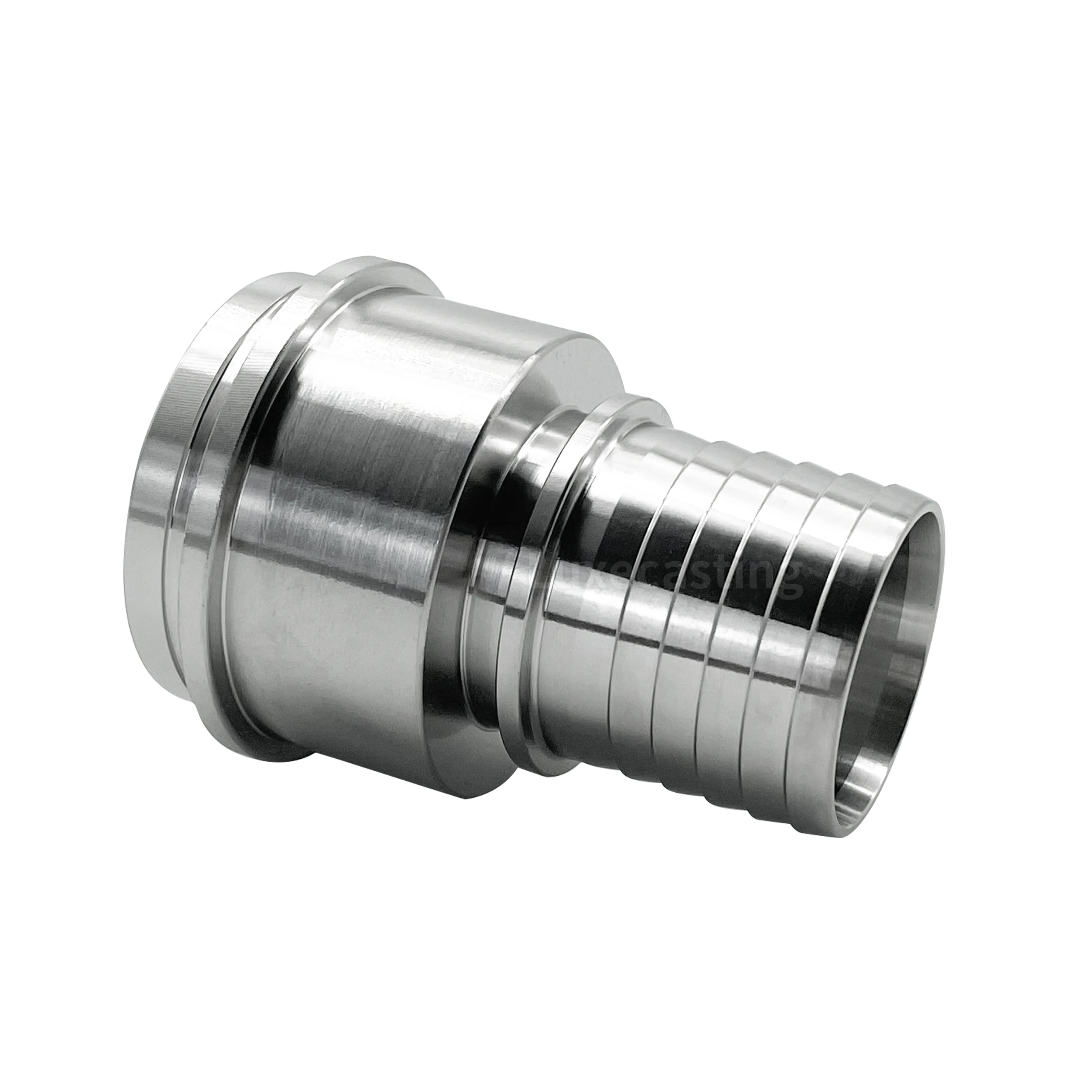 Tri Clamp Food Grade Pipe Fitting with Shank Stainless Steel 304/316L Sanitary Hose Adapter coupling