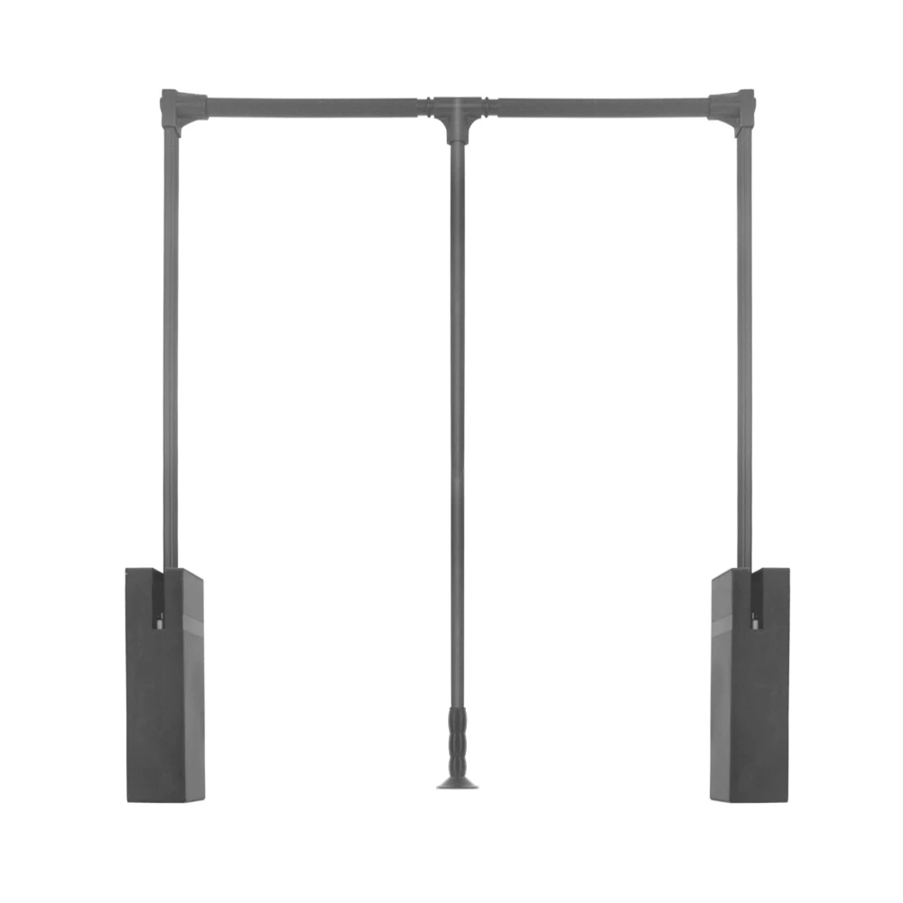 2021 Factory Pull Down Wardrobe Rail Lift Soft Closet Rod Aluminium Wardrobe Lift for bedroom wardrobe